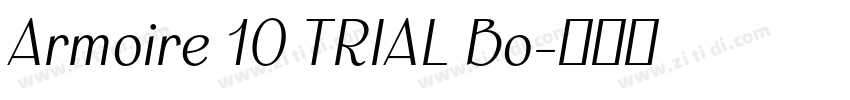 Armoire 10 TRIAL Bo字体转换
